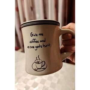 Exclusive Coffee Mug “Give Me Coffee And No One Gets Hurt"